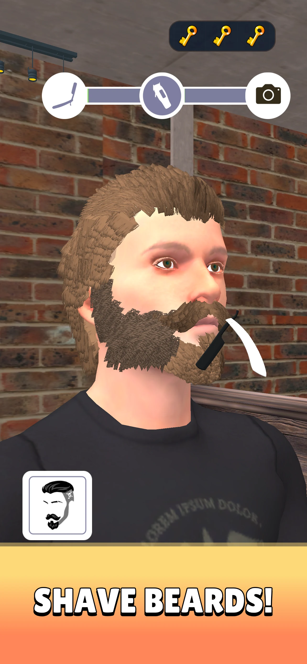 Barbershop Haircut Master 3D screenshot